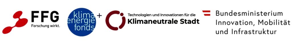 Logos: FFG, klima energie fonds, TIKS, BMIMI